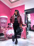 BORDEAUX "LOYALITY" leather imitation jacket 10366